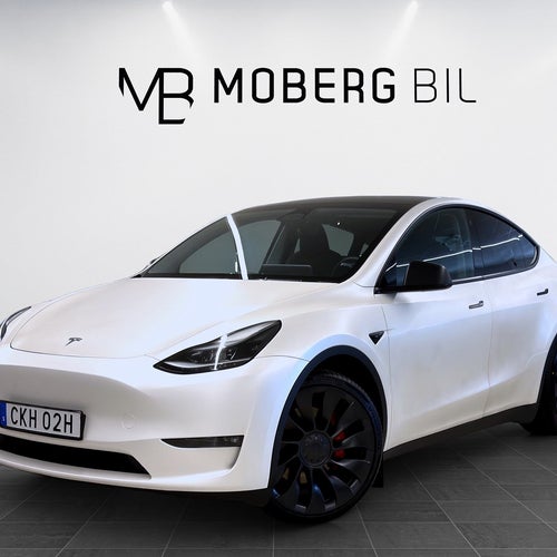 Tesla Model Y Performance 534hk Pano Läder Drag B-Kamera