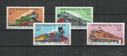 1975.- Rep.Niger - Berömda lokomotiv- MNH/**