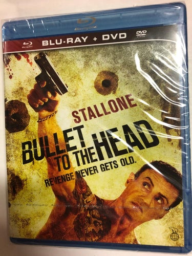 BLU-RAY + DVD Stallone Bullet To The Head INPLASTAD