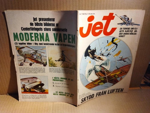 Jet 1965 nr 7 Skydd från luften, very fine plus