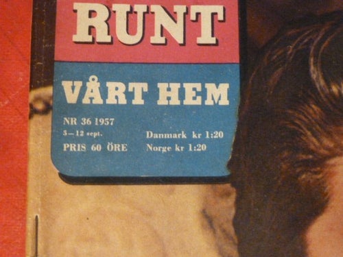TIDNING, ÅRET RUNT, VÅRT HEM, NR 36 - 1957
