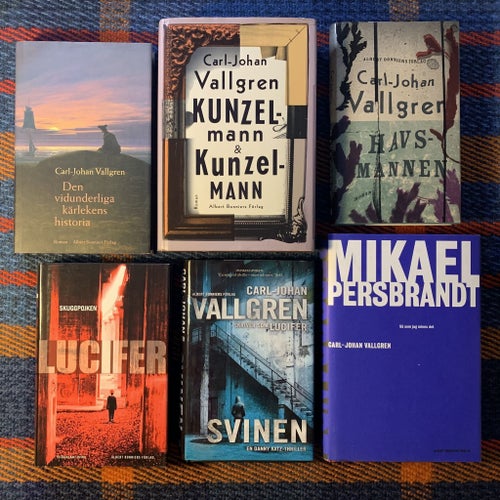 6 x Carl-Johan Vallgren | BOK | Den vidunderliga kärlekens historia Havsmannen
