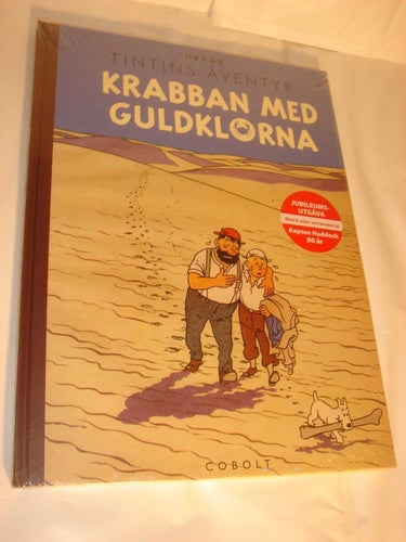 Tintins äventyr - Krabban med guldklorna jubileumsutgåva NY