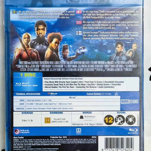 Black Panther (2018) Blu-ray *NY INPLASTAD BR*