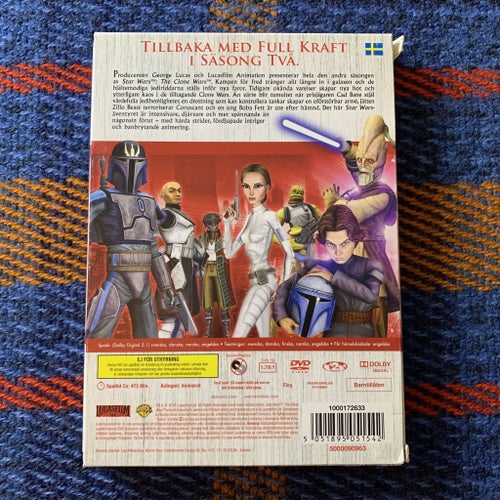 the Clone Wars - Hela andra säsongen / Säsong 2 | DVD | Star Wars Slipcase