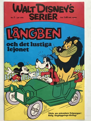Walt Disney´s Serier - 1970:7 VF