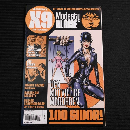 Agent X9 - 2023 - NR 12 - Modesty Blaise : Den motvillige mördaren