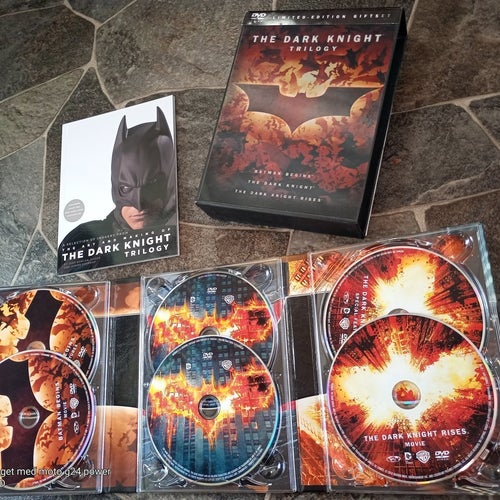 The Dark Knight Trilogy Limited Edition Giftset Dvd Batman