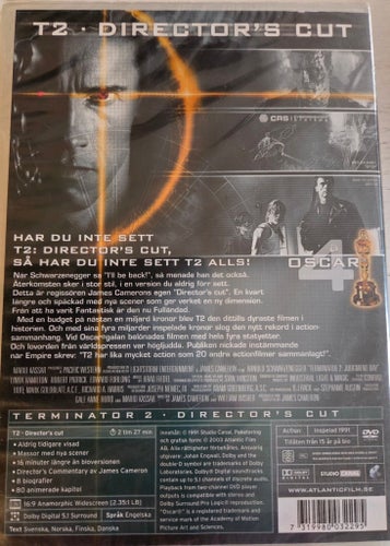 Terminator 2 - Judgment Day (1991) - Directors Cut - Inplastad DVD