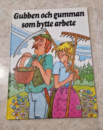 Gubben och gumman som bytte arbete bok 1980-tal