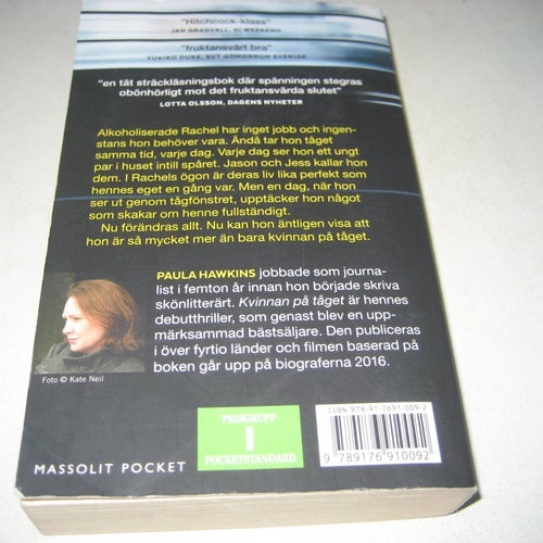 Kvinnan på tåget - Paula Hawkins - 2016