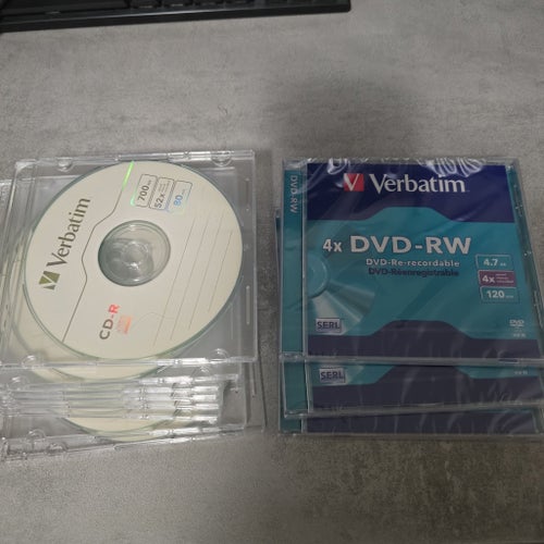 Verbatim CD-R och DVD-RW-skivor