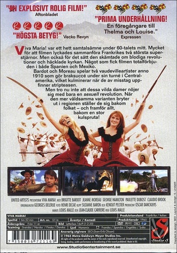 Viva Maria! (1965) Louis Malle med Brigitte Bardot, Jeanne Moreau