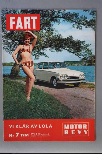 FART 1961/7 Lola, Chevrolet Corvette, Vauxhall Cresta, trimma Volvo trimning
