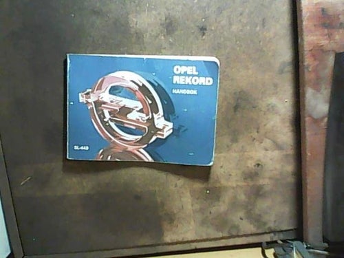 Opel Rekord E, 1978, instruktionsbok,