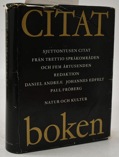Citatboken : sjuttontusen citat / redaktion: Daniel Andreæ