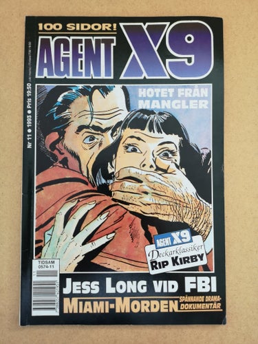 Agent X9 1993 - 3 nummer (nr 11-13)