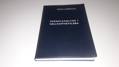 Formelsamling i hållfasthetslära 1961 170 sid