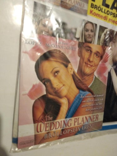 Wedding Planner - Bröllopsfixaren - Adam Shankman, Jennifer Lopez, Matthew. DVD
