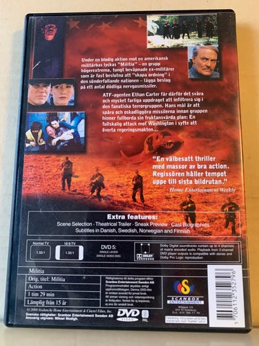 Militia, Dvd