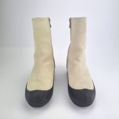 ÄKTA BALLY - Curling Guard Boots Kängor Stövlar Beige Creme - 36