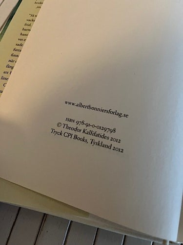 BREV TILL MIN DOTTER av Theodor Kallifatides - inbunden