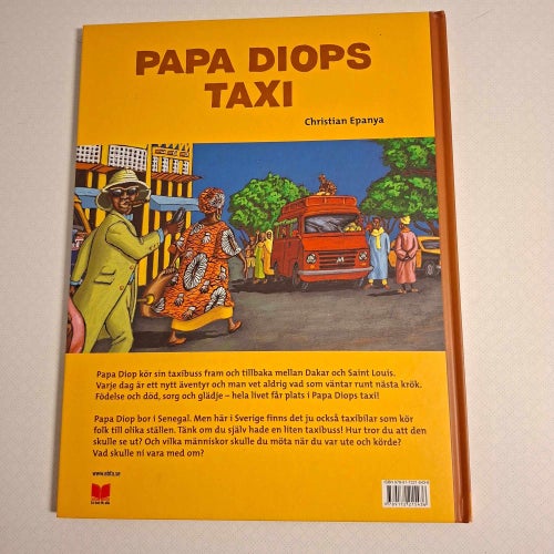 Papa Diops Taxi av Christian Epanya (inb) Taxibuss körningar äventyr Afrika
