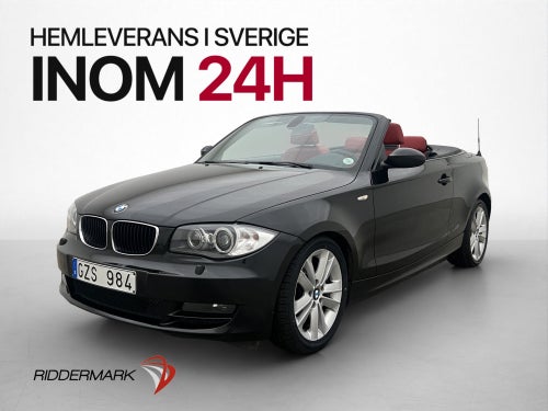 BMW 120 d Convertible 177hk Advantage Skinn PDC 2-Brukare