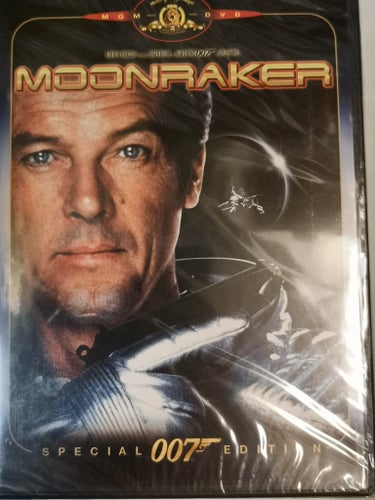 DVD James Bond 007 Moonraker Roger Moore Svenskt text INPLASTAD
