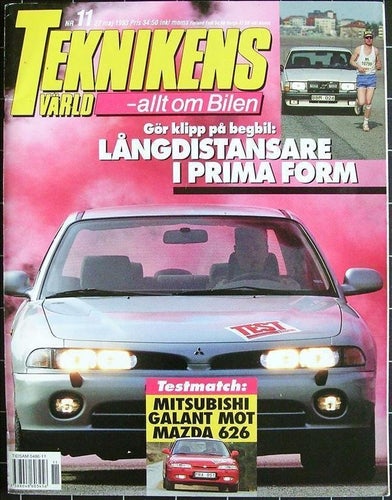 TEKNIKENS VÄRLD 1993/11.Grand Cherokke.Jaguar. Daimler. Rover.