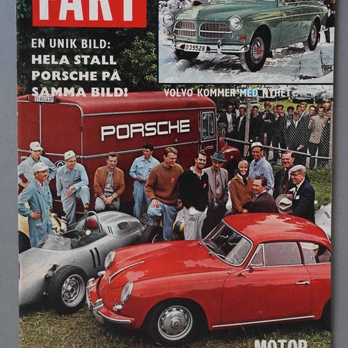 FART 1962/2 Lotus Mk 23 MK23, Nyhet Volvo Amazon kombi, Stockholm bilsalong