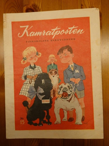 Kamratposten 15 1951 Gubbängen Gunnar Nordahl Tjällmo Gäddede Askungen
