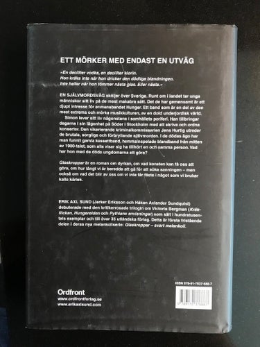 Erik Axl Sund - Glaskroppar