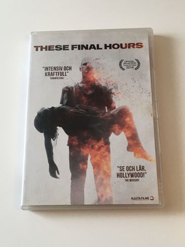 These final hours (2013 av Zak Hilditch). Beg. DVD