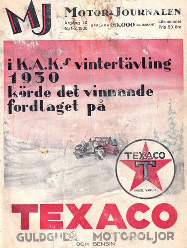 Motor Journalen 1930-12 KAK Vintertävling..Ariel..Fiat..Rekord Bil