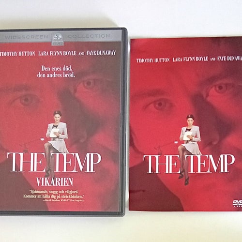 The Temp - Vikarien / 1993 / Timothy Hutton, Faye Dunaway / Sv Text / Fint Skick