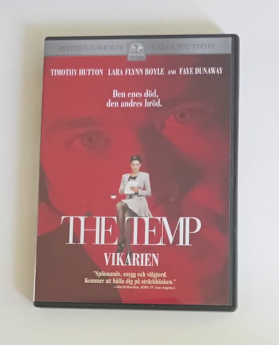 The Temp - Vikarien / 1993 / Timothy Hutton, Faye Dunaway / Sv Text / Fint Skick