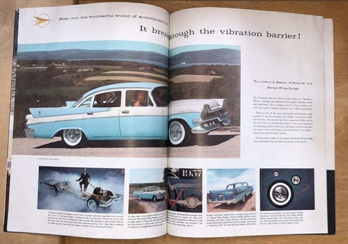 Försäljningsbroschyr 1957 Dodge