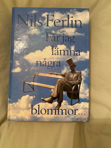 Nils Ferlin - Får jag lämna några blommor... (1991) Diktsamling, gott skick!