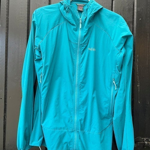 Rab turkos- petrolgrön softshell jacka storlek dam L