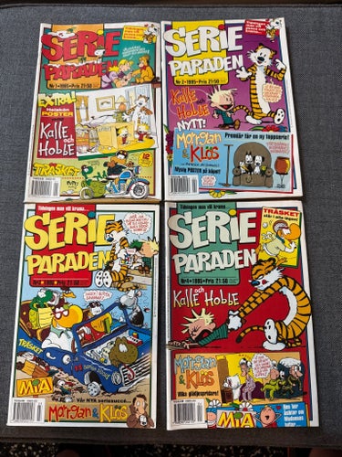 Serieparaden Kalle och Hobbe, Träsket, Morgan & Klos 1995