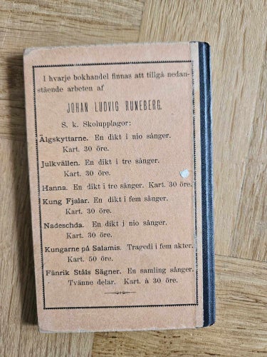 Älgskyttarne av Johan Ludvig Runeberg 1903