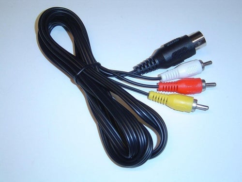 Commodore 64 AV Kabel 2m C64 Kompositkabel *NYTT*