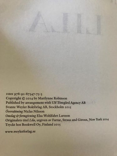 LILA Marilynne Robinson 2015