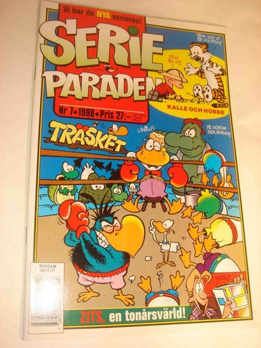 SERIEPARADEN (svensk) NY OLÄST 1988 Nr 7