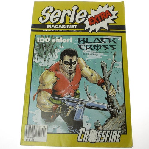 Seriemagasinet extra - 1990 - NR 1 - Black Cross / Crossfire / Mike Steel
