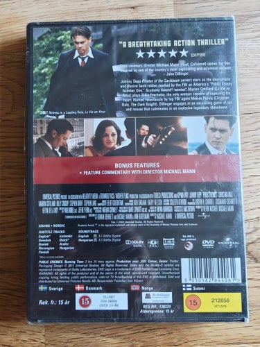 Public Enemies - Helt ny inplastad dvd