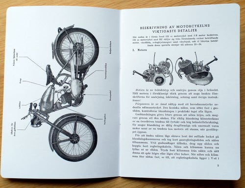 Instruktionsbok NV JB och R 125 cc