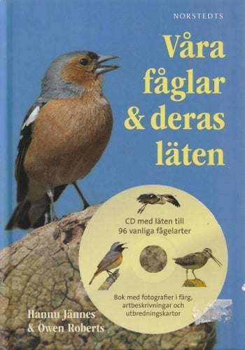 Tre Fågelböcker inklusive CD med lätena.