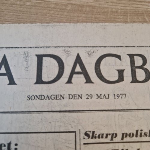 Svenska Dagbladet Söndagen den 29 Maj 1977